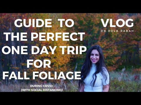 VLOG | How To Do 1 day in Fall Foliage | New Hampshire Day Trip