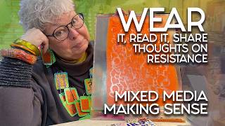 🟣 Thoughts & Mixed Media Arty Fun Gelli Printing