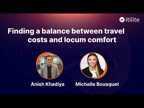 Finding a balance between travel costs and locum comfort Final