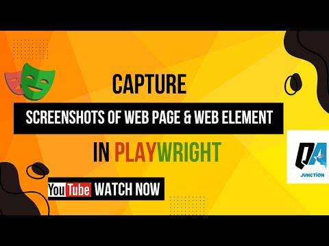 7. Playwright Tutorial: Capture Web Page & Element Screenshot with Effortless Visual Testing
