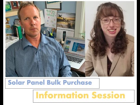 Solar Panel Bulk Purchase Webinar