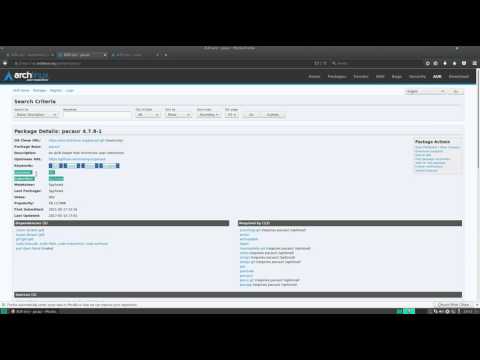 Using pacaur to simply install and manage AUR Packages