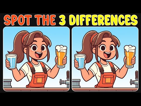 Spot The Difference : Only Winners Find 3 Changes | Find The Difference #61