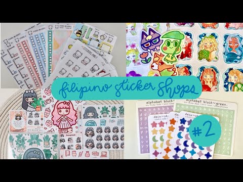 Local Sticker Shop Haul #2 📬  | Philippines 🇵🇭 #SupportLocal