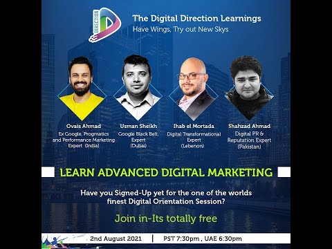 2nd Digital Direction Course Benefits