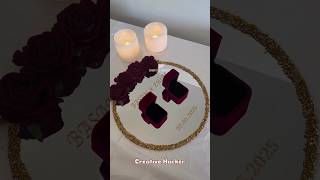 Customise Engagement Ring Tray #customized #gift #foryou #wedding #diy #weddingfavors #craft