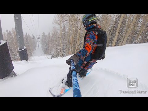 Snowboarding telluride Colorado