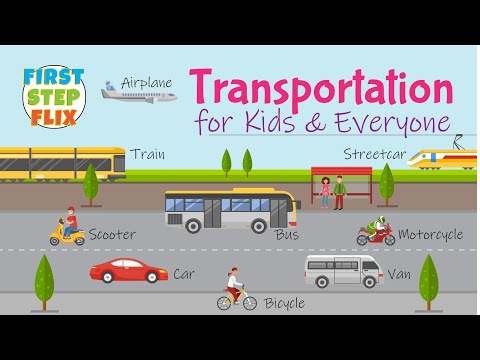 Transportation | Transportation for Kids | Transportation Vocabulary | Mode of Transport