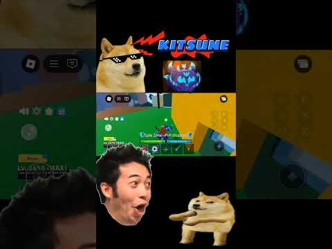 OMG I ROLLED KITSUNE!!!  #Bloxfruit  #Roblox  #Dragonfruit  #Kitsunefruit  #Yetifruit   #shorts