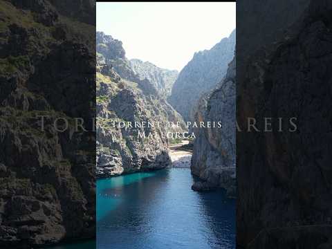 The most stunning beach in Mallorca, Torrent de Pareis #travel #mallorca #majorca #beach #spain