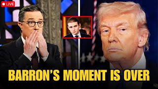 Trump Stunned When Stephen Colbert Reverses Barron’s Insult in 8 Seconds