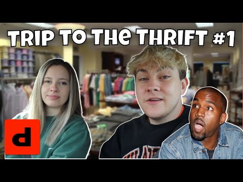 KANYE MERCH IN A CHARITY SHOP?! Trip To The Thrift #1