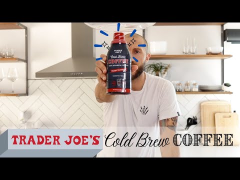 Trader Joe's Ready To Drink Cold Brew Coffee | Coffee Drink Review by The Guru