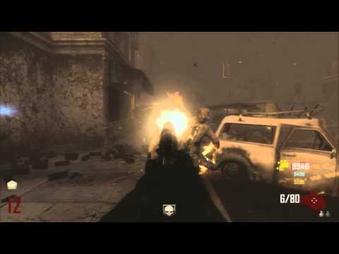 Call of Duty Black Ops 2 Zombies: First box Weapon challenge (map Town survival)