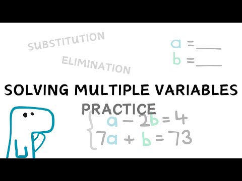PRACTICE Substitution and Elimination! 3 Practice Problems WITH EXPLAINATION!