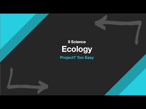 9 Science - Ecology Revision