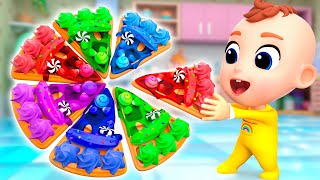 Share the Candy Pizza | Colors Song | Tinytots Nursery Rhymes & Kids Songs