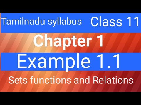 Class 11 Maths Chapter 1 example 1.1