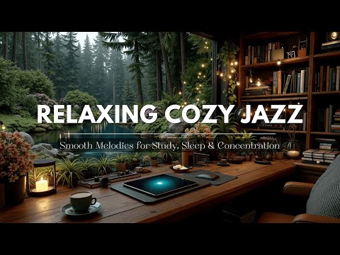 Night Jazz & Smooth Instrumental Music for Study | Work Vibes | Relaxing Cozy Lounge