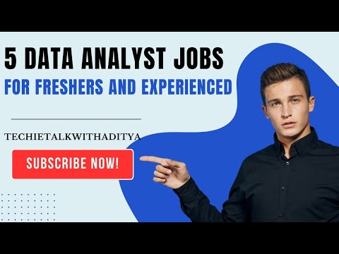 Data Analyst Job Opportunities for Freshers & Experienced | 2024 jobs | Apply now