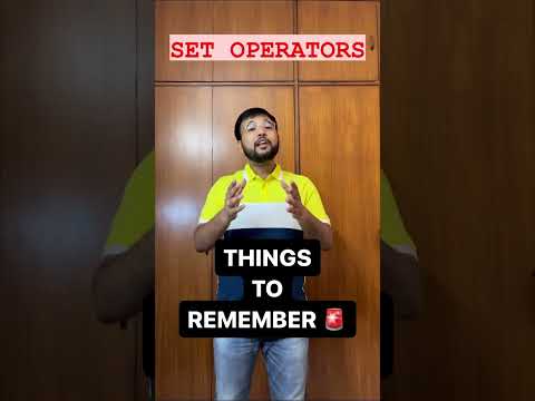 SQL INTERVIEW QUESTIONS: SET OPERATORS #shorts #sql #dataanalytics #vipulgupta #datascience