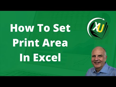 How to set print areas in excel