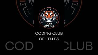 CodeCrafters IITM BS Degree teaser