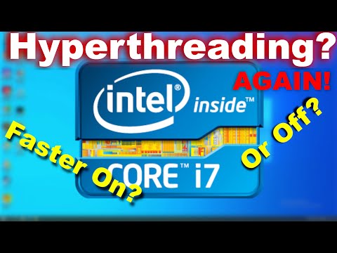 Hyperthreading AGAIN! - Faster on or off?  Testing an i7 3770 with Hyperthreading on and off