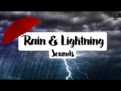 Night ⛈Thunderstorm & lightning ⚡️with Heavy Rain sounds -2 HOURS- of the best ( SLEEP ) 😴