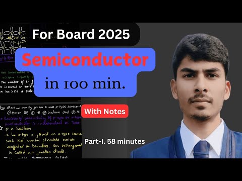 Semiconductor for class 12th board 2025 | cbse | NEET | jee