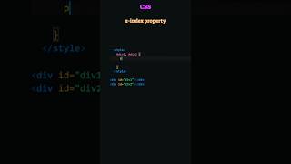 CSS Z Index Property