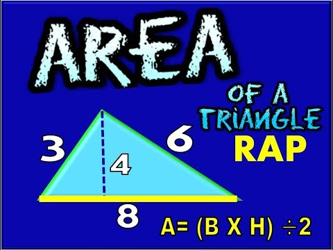 AREA OF TRIANGLE: Song that shows the process