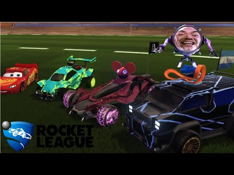 4 Grown Men Play Horribly at Car Soccer | Rocket League