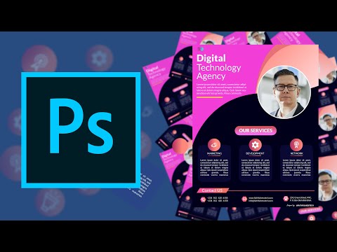 Creating A Business Flyer with Photoshop || Time Lapse || Faithfulness Tech Solutions