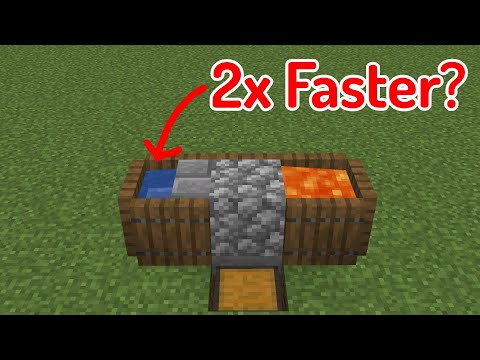 Minecraft: FASTEST Cobblestone Generator Ever!