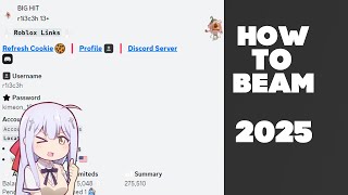 HOW TO BEAM 2025 ROBLOX HACKS