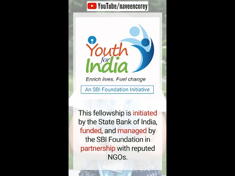 SBI Youth for India Fellowship 2023 #shorts