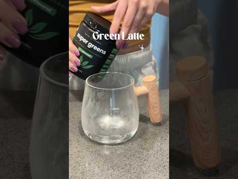 El mejor Latte para una girl 💖 Green Latte con Temu ✨ #temufinds #girlthings #temu #asmrvideo