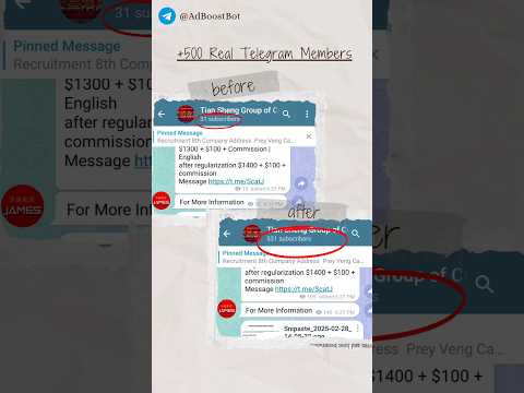 500 Telegram Members in 10 Minutes #shorts