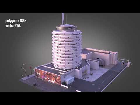 Capitol Records Low-Poly Model for Unreal Engine!