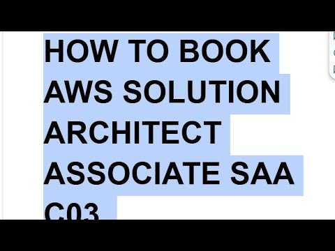 How to book Aws solution architect associate exam easily #awssolutionsarchitect 