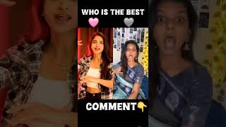 #whoisthebest#trendingsong#🩷🩶#love#afrinvaj#mamathaneta#cuteexpressions🤌👀