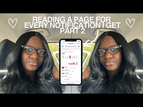 Reading a page for every notification I get pt2 | Spoiler Free Reading Vlog