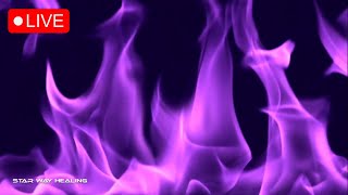 852Hz + 963Hz VIOLET FLAME KARMA CLEANSE, REMOVE ALL NEGATIVE ENERGY, MANIFEST MIRACLES, REIKI