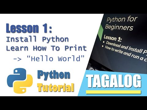 Lesson 1: Install Python and Learn How to Print For Beginners 2023 | Jeecode TV