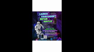 FREE ticket!! Learn everything you need to and start your gadget repair hustle at the GRE!