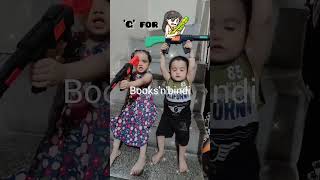 #AlphabetLearning #BooksAndBindi #LearningMadeFun #GForGun #ABCLearning #ToddlersOfInstagram #genz
