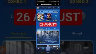 Hamster Kombat Game Dev Daily Combo | 26 August Hamster Kombat Daily Combo | Hamster Daily Combo
