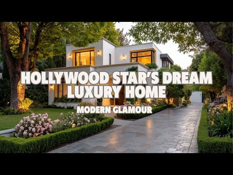 Hollywood Star’s Dream Luxury Home with Modern Glamour