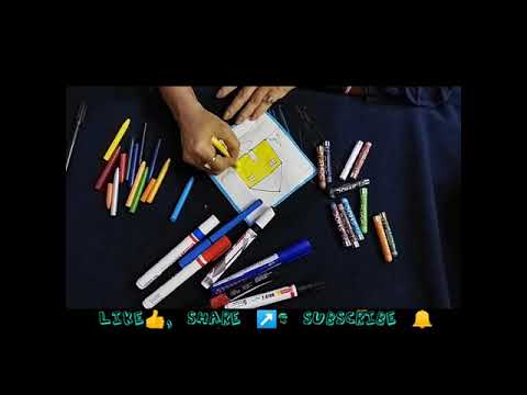 draw a house in easy way